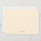 Soft Blätter Garden Baby Dusche Einladung (Rückseite)