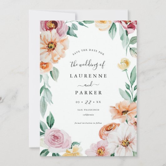 Soft Blogs Ankündigung Datum freihalten Einladungs (Vorderseite)