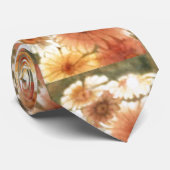 "Soft Bloom #1" Blumengarten Neck Tie Krawatte (Gerollt)