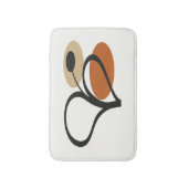 Soft Bloom Contemporary Botanical  Badematte (Vorderseite Vertikal)