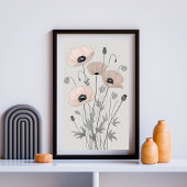 Soft Bloom Harmony Poster