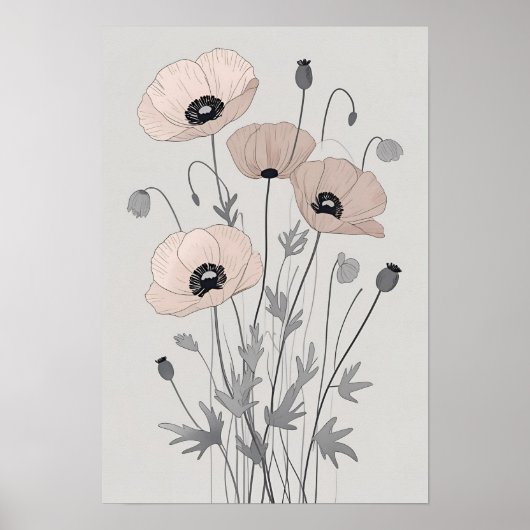 Soft Bloom Harmony Poster (Vorne)