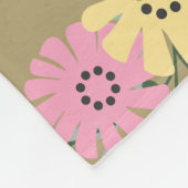 Soft Bloom Muster Fleecedecke (Ecke)