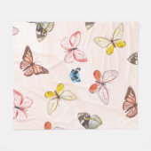 Soft Blooms Fleece Blanket (Vorderseite (Horizontal))