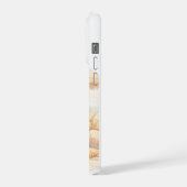 Soft Blue Beach Serenity Minimal Elegant Coastal  iPhone Hülle (Linke Seite)