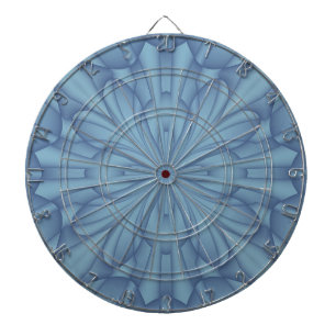 Soft Blue Christmas Stars #2 Dartscheibe
