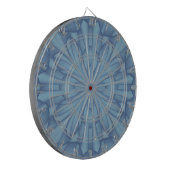 Soft Blue Christmas Stars #2 Dartscheibe (Vorderseite Links)