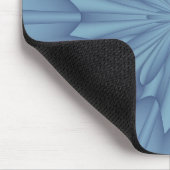 Soft Blue Christmas Stars Mousepad (Ecke)