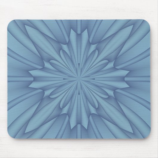 Soft Blue Christmas Stars Mousepad (Vorne)
