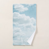 Soft Blue Clouds #2 #clouds #wall #art Badhandtuch Set (Handtuch)
