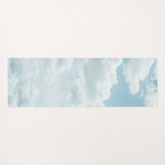 Soft Blue Clouds #2 #clouds #wall #art Yogamatte (Rückseite (Horizontal))