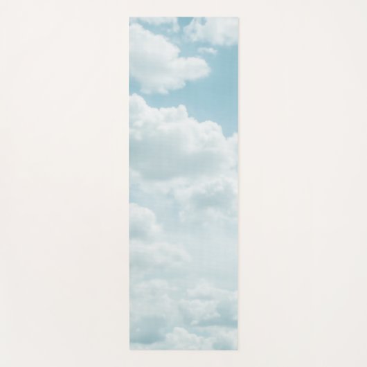 Soft Blue Clouds #2 #clouds #wall #art Yogamatte (Vorderseite)