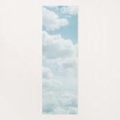 Soft Blue Clouds #2 #clouds #wall #art Yogamatte (Rückseite)