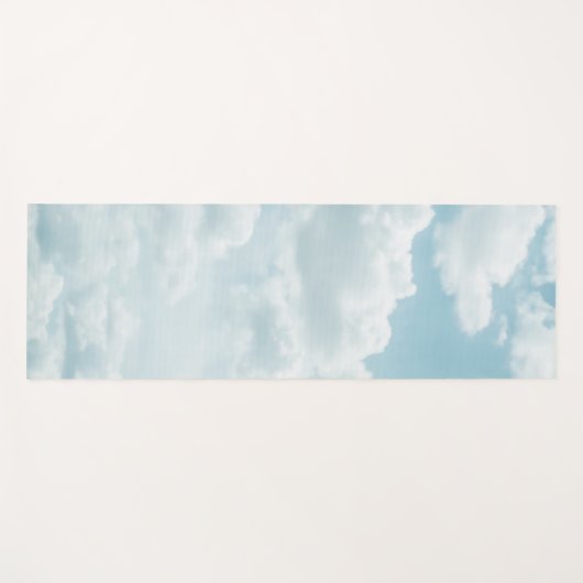 Soft Blue Clouds #2 #clouds #wall #art Yogamatte (Vorderseite (Horizontal))