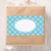 Soft Blue Gingham Labels (Insitu)
