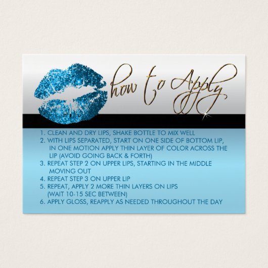 Soft Blue Glitzer Lips - Anwenden (Vorderseite)