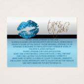 Soft Blue Glitzer Lips - Anwenden (Rückseite)