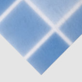 Soft Blue Grid Tile Pattern Seidenpapier (Ausschnitt)