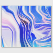 Soft Blue Hues Geschenkpapier (Flach)