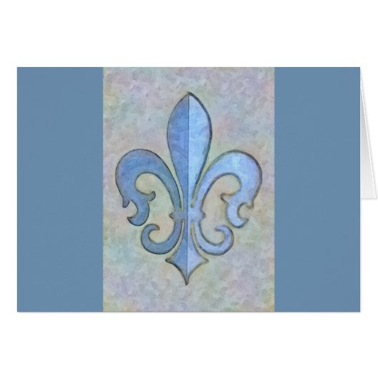 Soft Blue Lilie (Vorderseite (Horizontal))