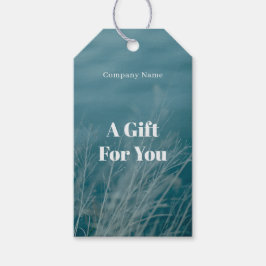 Soft blue ocean themed geschenkanhänger