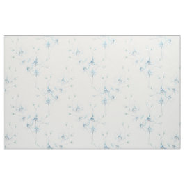 Soft Blue Orchid Fabric Stoff
