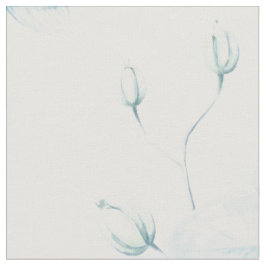Soft Blue Orchid Fabric Stoff