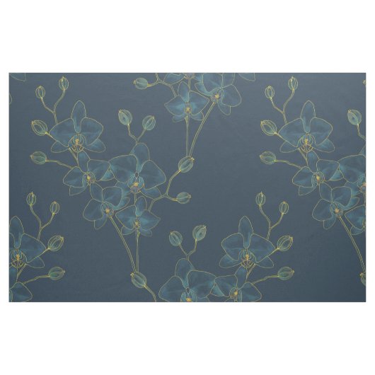 Soft Blue Orchid Fabric Stoff (Fat Quarter (45,7 x 55,9 cm))