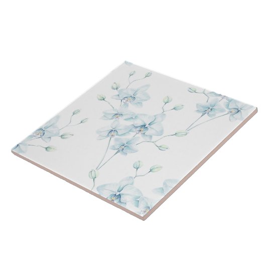 Soft Blue Orchid Fliese (Seite)