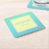 Soft Blue Paper Untersetzer (angewinkelt)