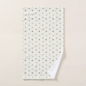 Soft Blue Polka Dot Baby Towel Set (Handtuch)