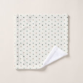 Soft Blue Polka Dot Baby Towel Set (Waschlappen)