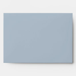 Soft Blue Simple White 5 x 7 Rücksendeadressen