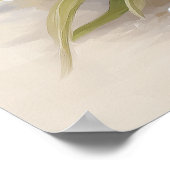 Soft Blue Starfish Coastal Wall Art Print | Poster (Ecke)