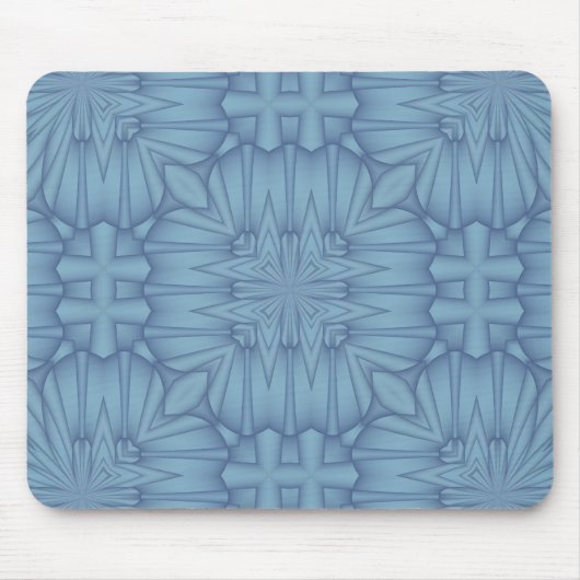 Soft Blue Tracery #3 Mousepad (Vorne)