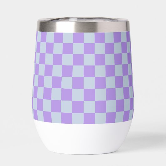 Soft Blue und Lavender Checked (Rückseite)