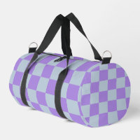 Soft Blue und Lavender Checked