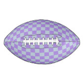 Soft Blue und Lavender Checked Football (Vorderseite)