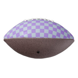 Soft Blue und Lavender Checked Football