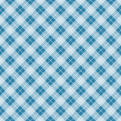 Soft Blue und Navy Kariert Runner für Tables Großer Tischläufer