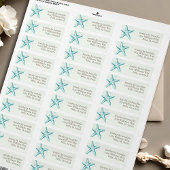 Soft Blue Watercolor Starfish Stilvoller Ocean Bea