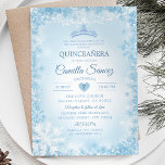 Soft Blue & White Snowflake Winterruhe Einladung12 Einladung<br><div class="desc">Soft Blue & White Snowflake Winterruhe Einladung12</div>