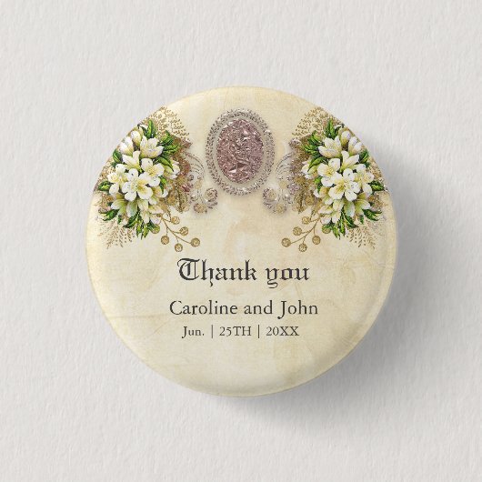Soft Blume Button (Vorderseite)