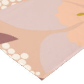 Soft Blume - Peach Tischdecke (Schrägansicht)