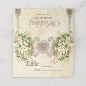 Soft Blume Platzkarte (Außenseite Aufgefaltet)