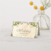 Soft Blume Platzkarte (Rückseite)