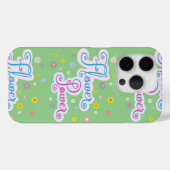 Soft Blume Power Case-Mate iPhone Hülle (Rückseite (Horizontal))