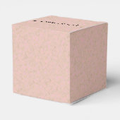 Soft Blume rosa Geschenkschachtel (Rückseite)