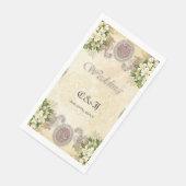 Soft Blume Serviette (Ecke)