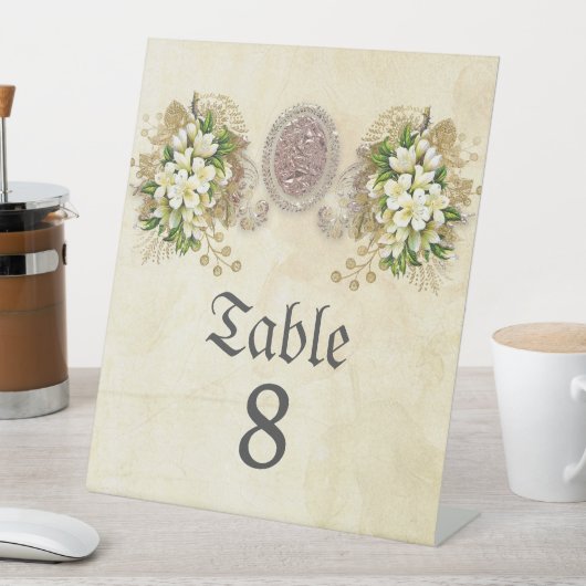 Soft Blume Sockelschild (In Situ)